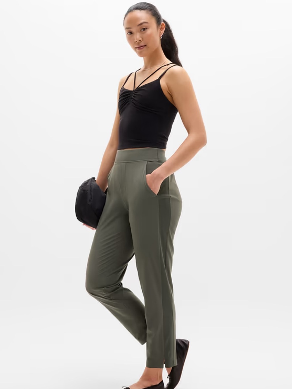Athleta Brooklyn Ankle Pant in Jungle 12 Tall